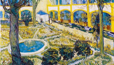 Vincent-van-gogh-the-courtyard-of-the-hospital-at-arles